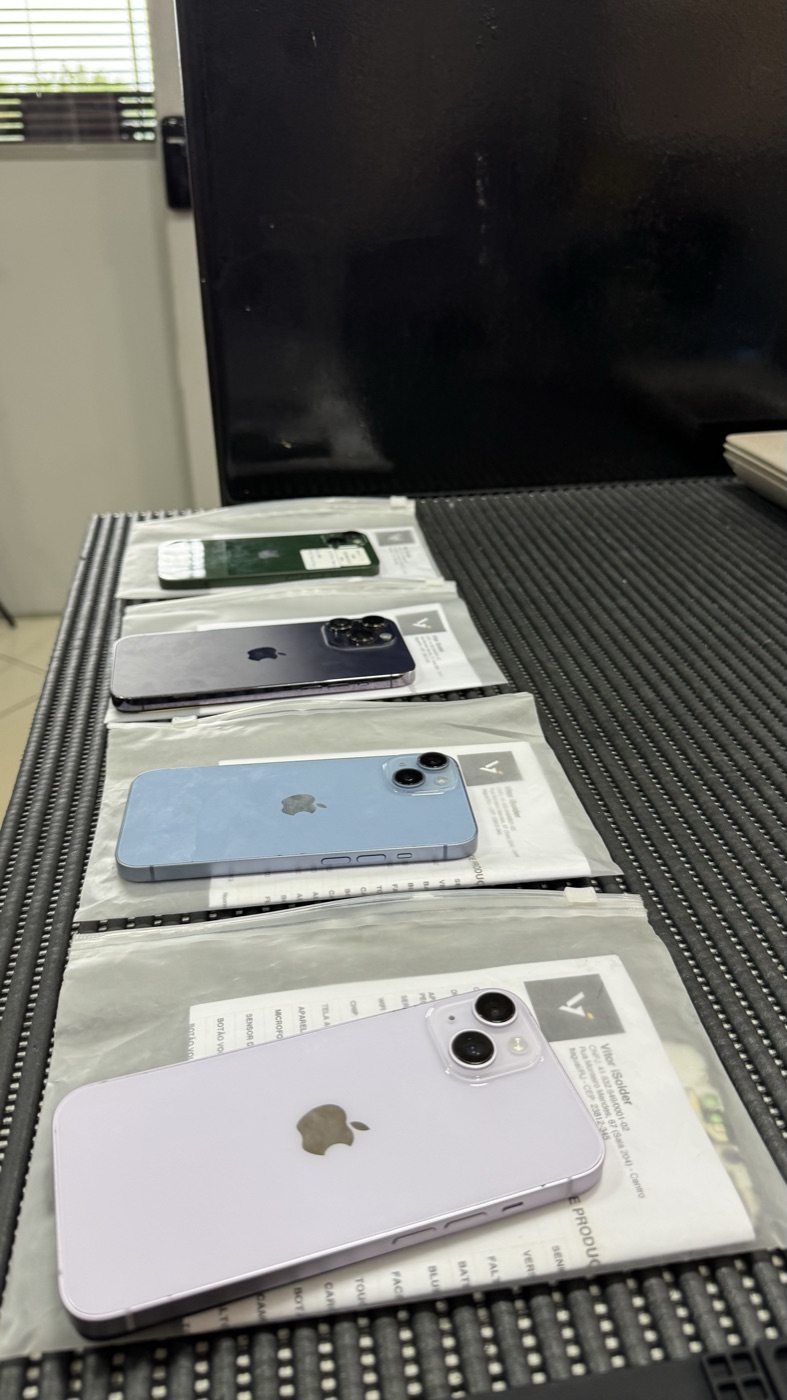 Frota de dispositivos Apple — lote corporativo